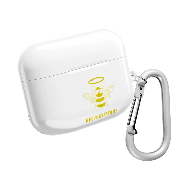 Nature Lover Gift: Bee-Themed AirPod Cases - Cute Tech Accessories for Music Lovers, Fun Gift Idea