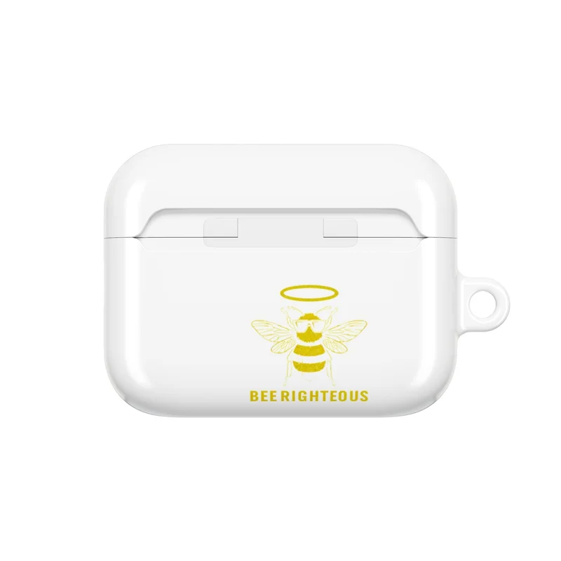 Nature Lover Gift: Bee-Themed AirPod Cases - Cute Tech Accessories for Music Lovers, Fun Gift Idea