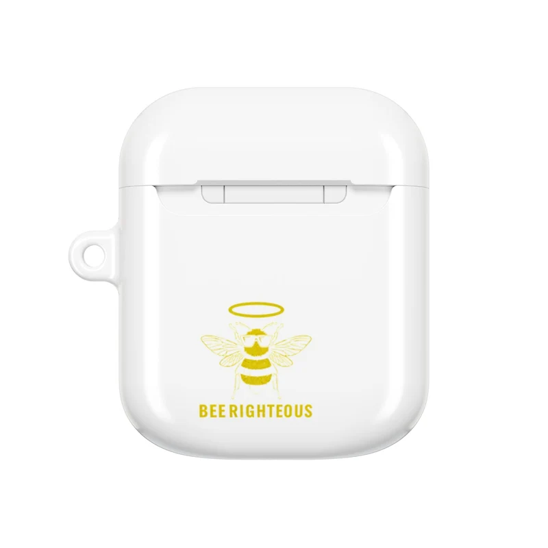 Nature Lover Gift: Bee-Themed AirPod Cases - Cute Tech Accessories for Music Lovers, Fun Gift Idea