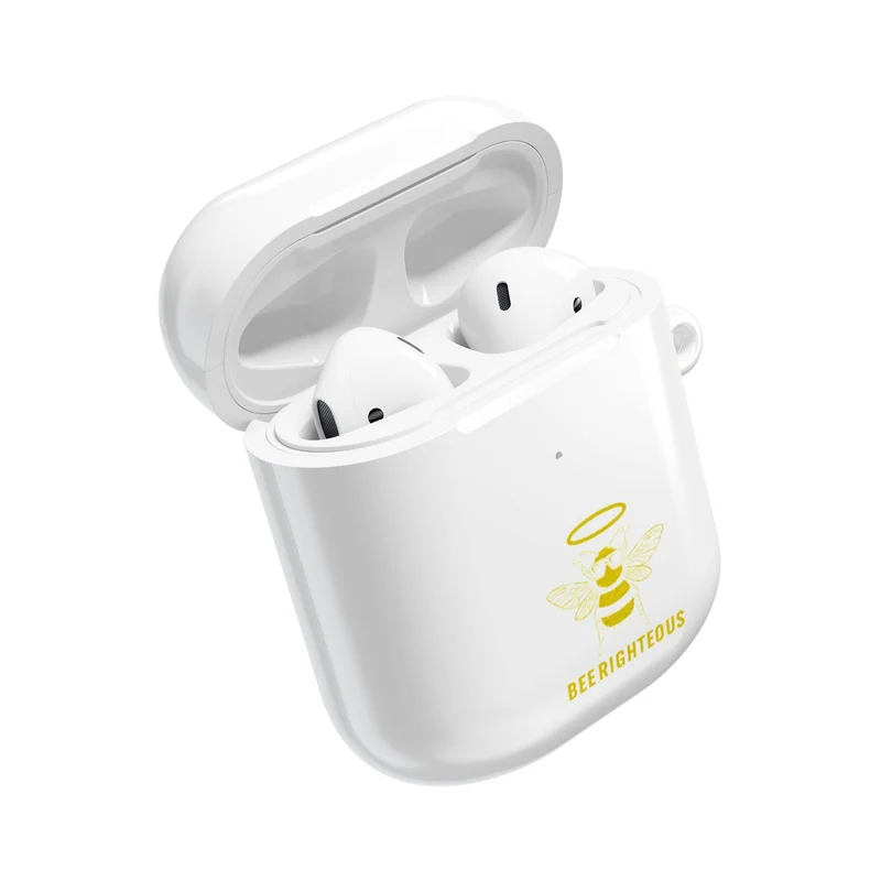Nature Lover Gift: Bee-Themed AirPod Cases - Cute Tech Accessories for Music Lovers, Fun Gift Idea