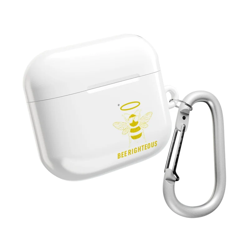 Nature Lover Gift: Bee-Themed AirPod Cases - Cute Tech Accessories for Music Lovers, Fun Gift Idea
