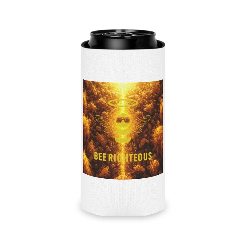 Bee Righteous Can Cooler - Eco-Friendly Party Beverage Holder & Summer BBQ Must-Have