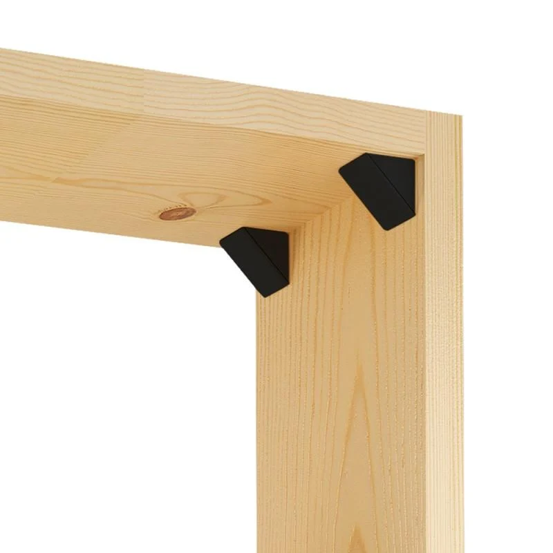Équerre d'angle plastique - Noir 500 pièces