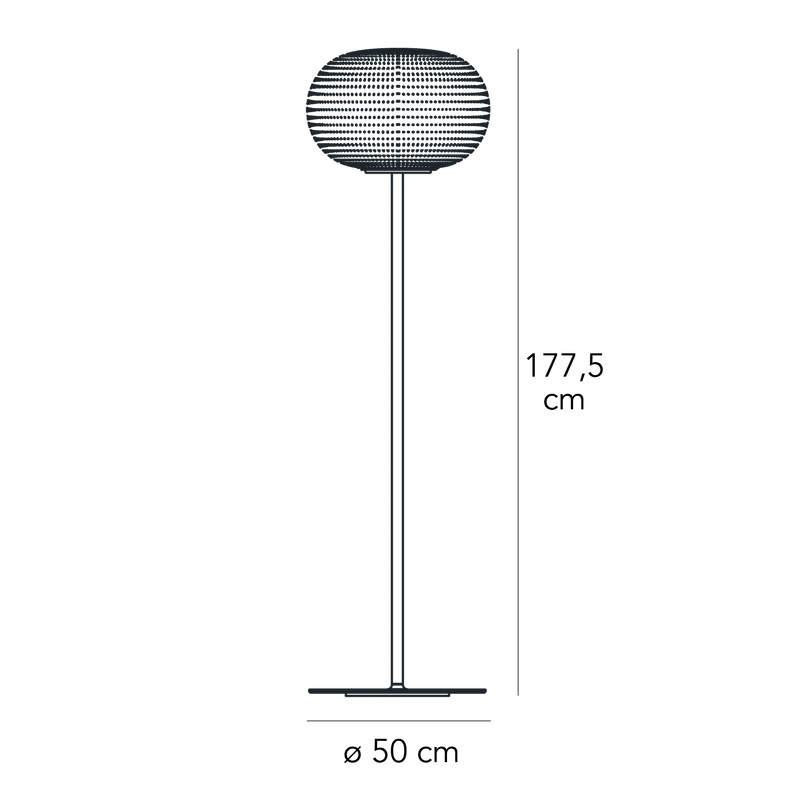 Floor Lamp BIANCA by Matti Klenell for FontanaArte