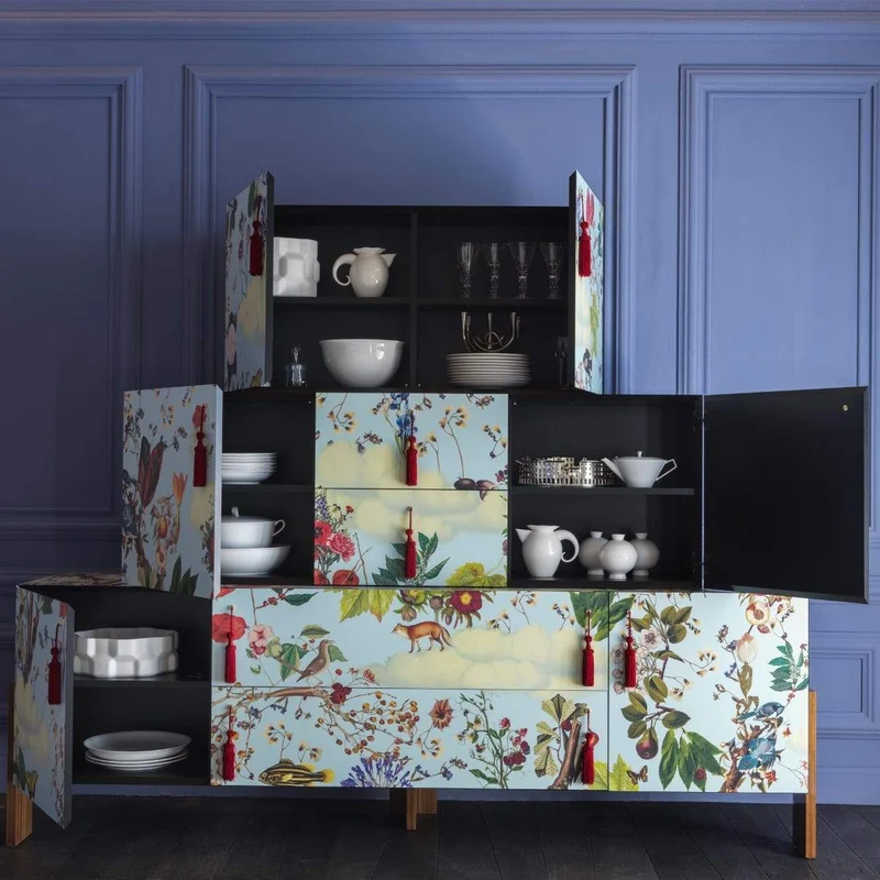 Cabinet ZIQQURAT 200x246 FLOWERS by DriadeLab for Driade