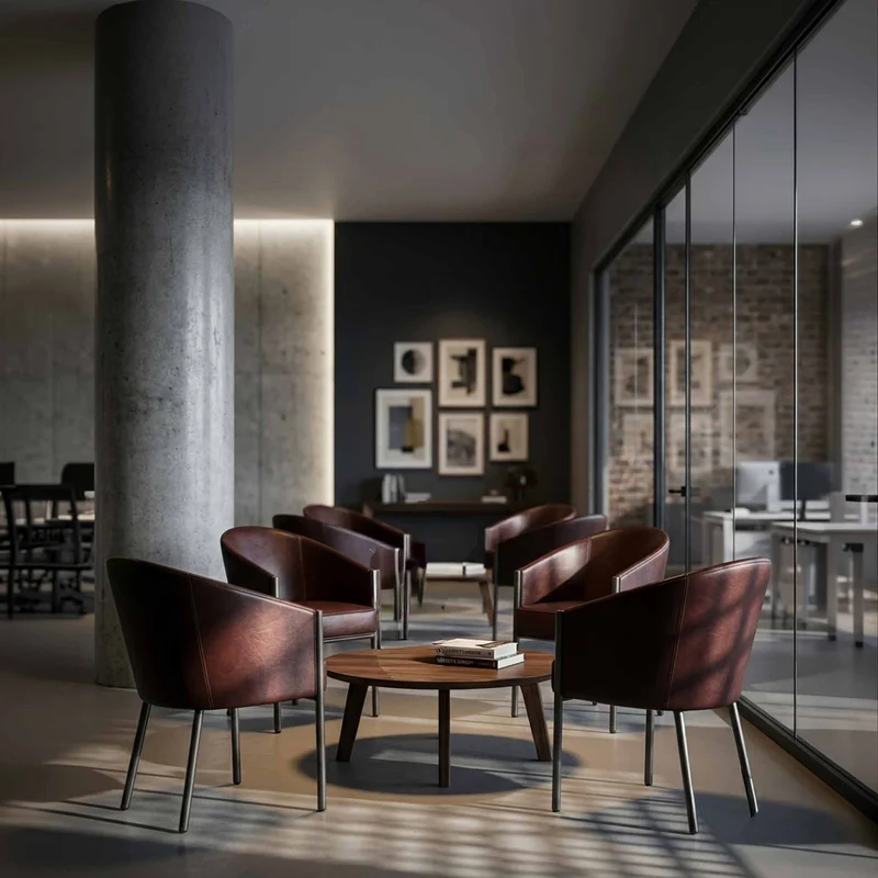 Leather Chair COSTES by Philippe Starck for Driade
