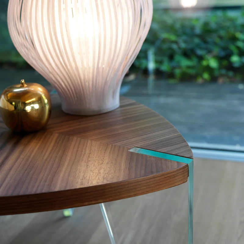 Walnut Wood Coffee Table SOSPESO by Dale Italia