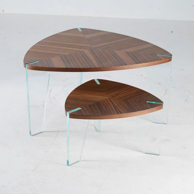 Walnut Wood Coffee Table SOSPESO by Dale Italia