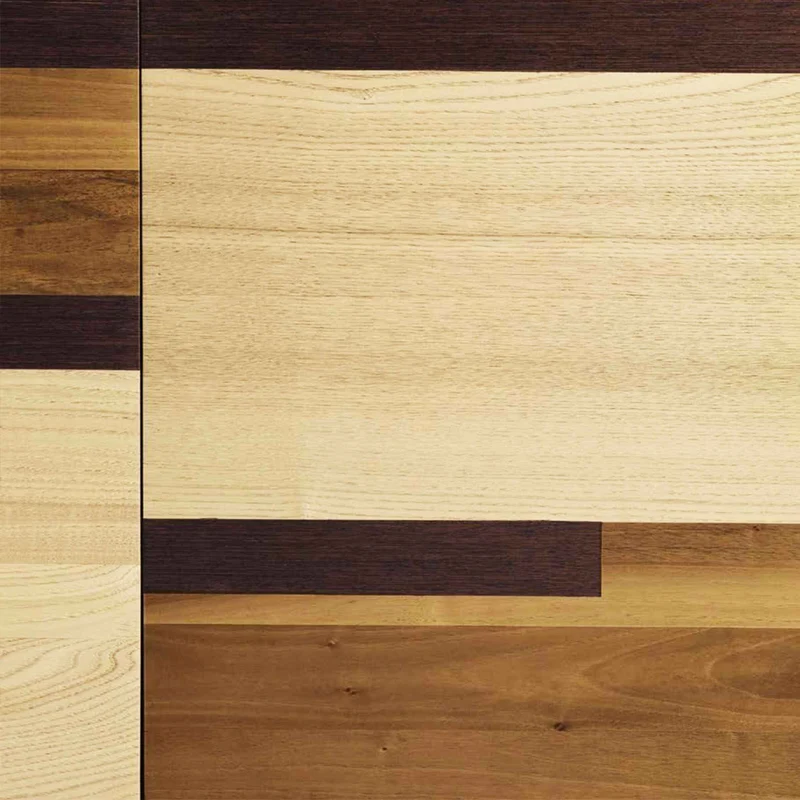 Walnut Wood Sideboard MATERIA Natura Doors by Dale Italia