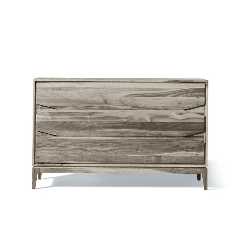 Walnut Wood Chest of Drawers BASE by Dale Italia
