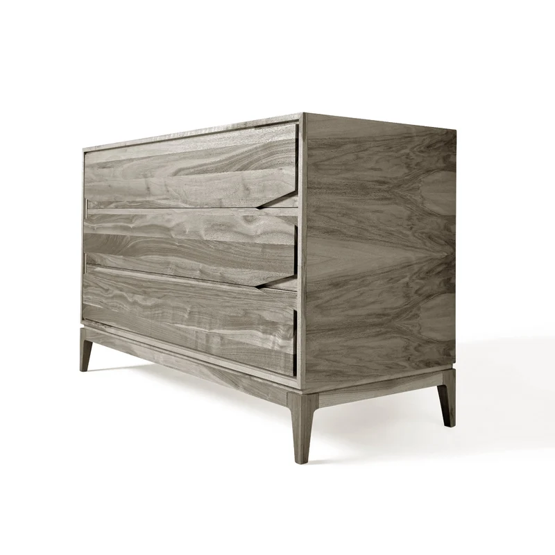 Walnut Wood Chest of Drawers BASE by Dale Italia