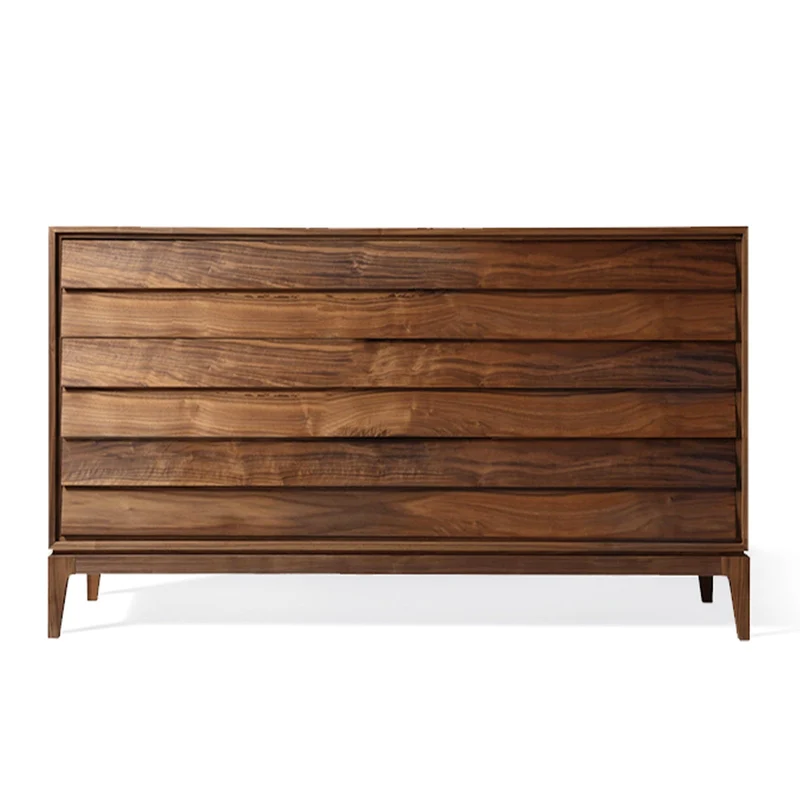 Walnut Wood Chest of Drawers LILIALE by Dale Italia