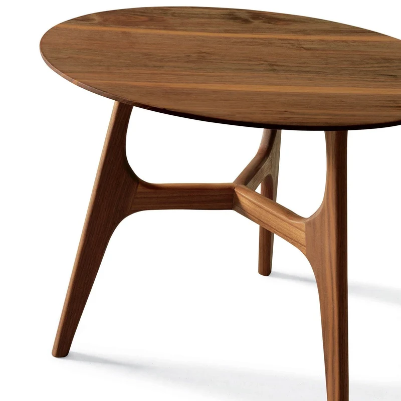 Walnut Wood Coffe Table CONVERSO by Dale Italia