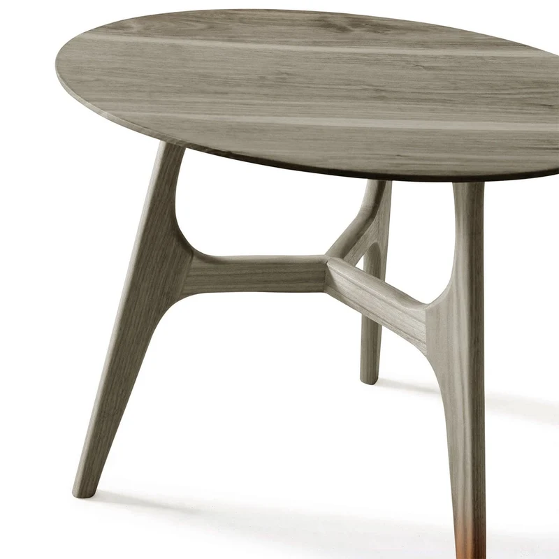Walnut Wood Coffe Table CONVERSO by Dale Italia
