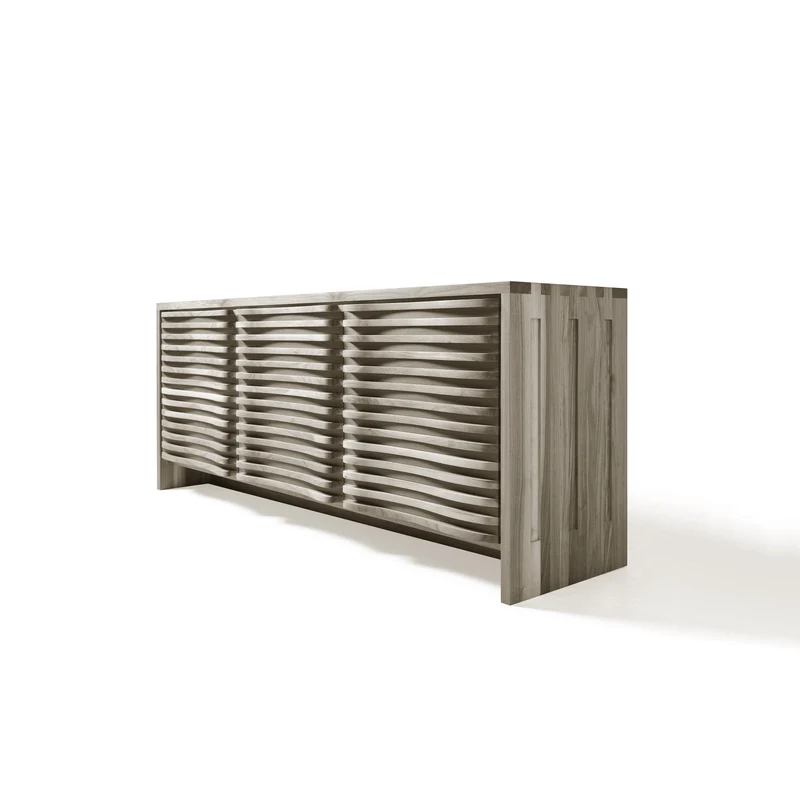 Walnut Wood Sideboard SINUO by Dale Italia