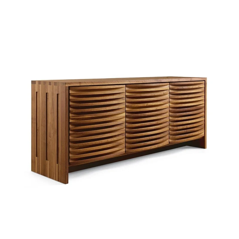 Walnut Wood Sideboard ONDA by Dale Italia