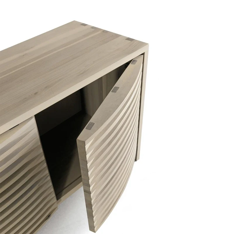 Walnut Wood Sideboard ONDA by Dale Italia