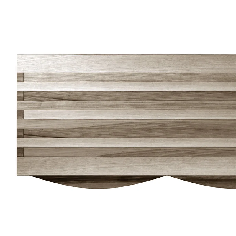 Walnut Wood Sideboard ONDA by Dale Italia