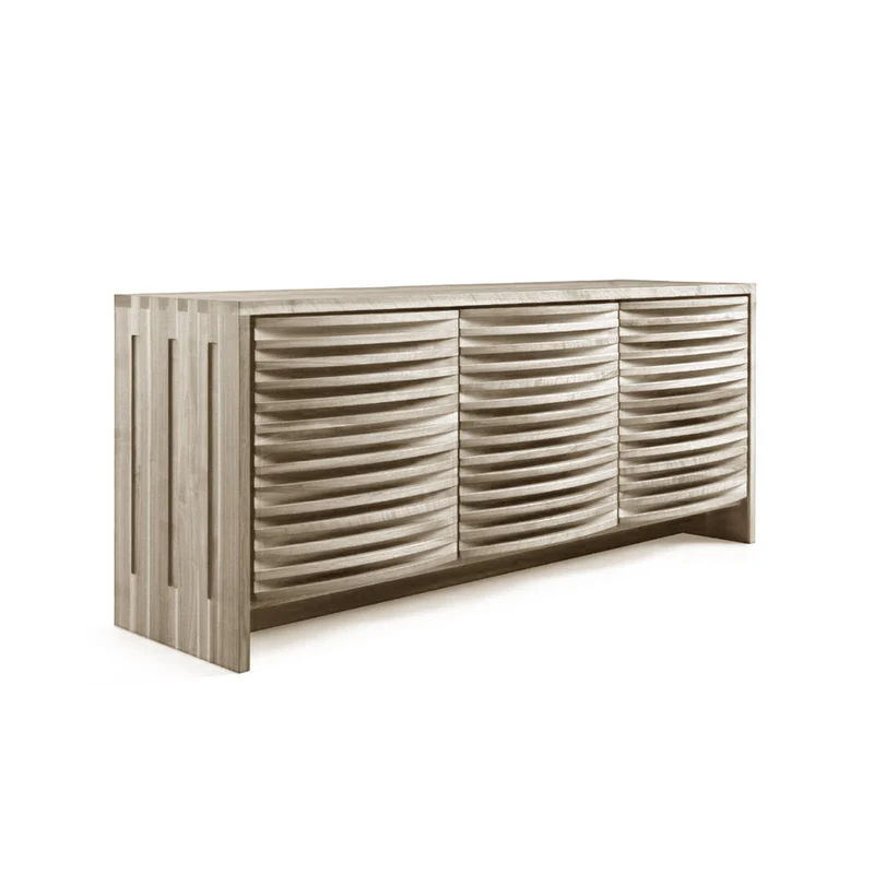 Walnut Wood Sideboard ONDA by Dale Italia