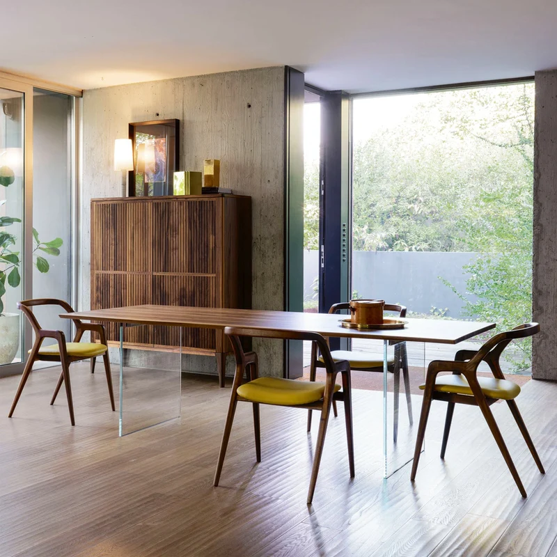 Walnut Wood Chair IN BREVE by Dale Italia