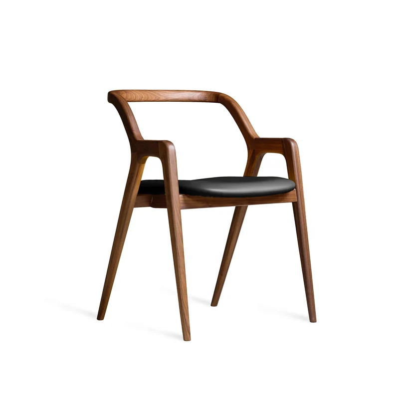 Walnut Wood Chair IN BREVE by Dale Italia