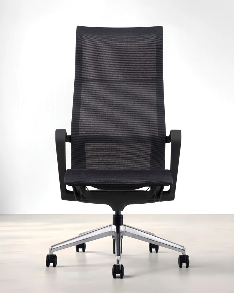 Fauteuil ergo synchrone Ara dossier haut têtière