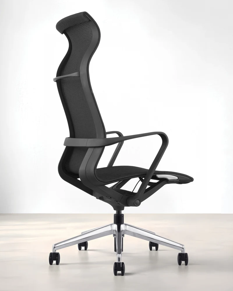 Fauteuil ergo synchrone Ara dossier haut têtière
