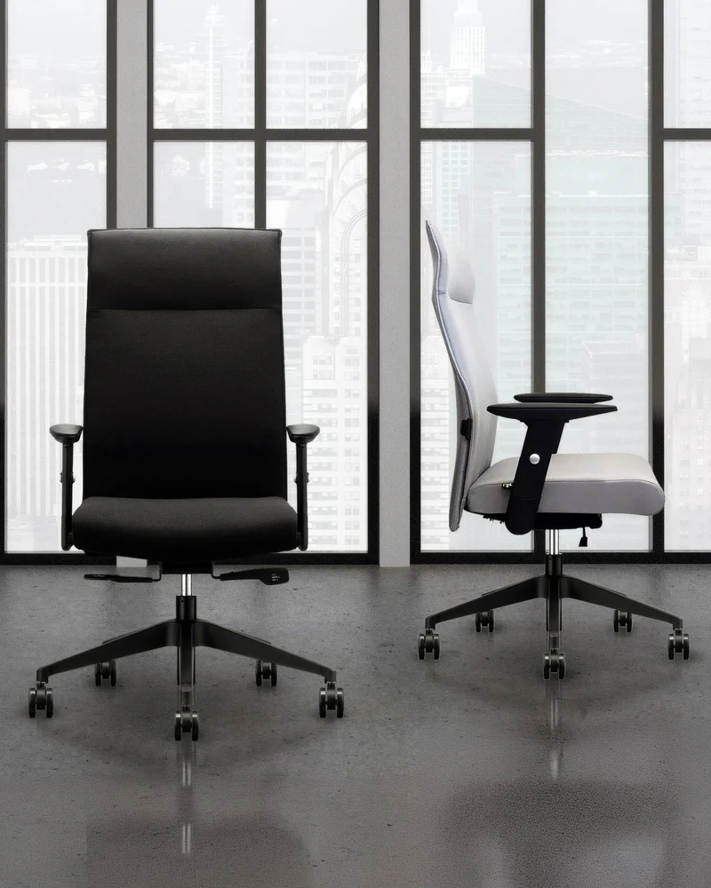 Fauteuil Bureau Ergo Cetus Synchrone & Têtière