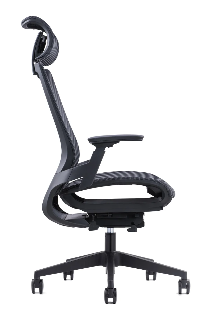 Fauteuil Bureau Ergo Lacerta Synchrone+Têtière
