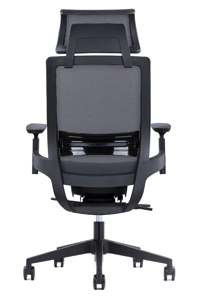 Fauteuil Bureau Ergo Lacerta Synchrone+Têtière
