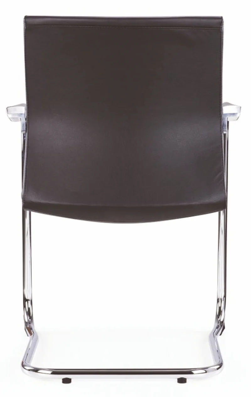 Lot de 2 fauteuils visiteur Pyxis - simili-cuir noir