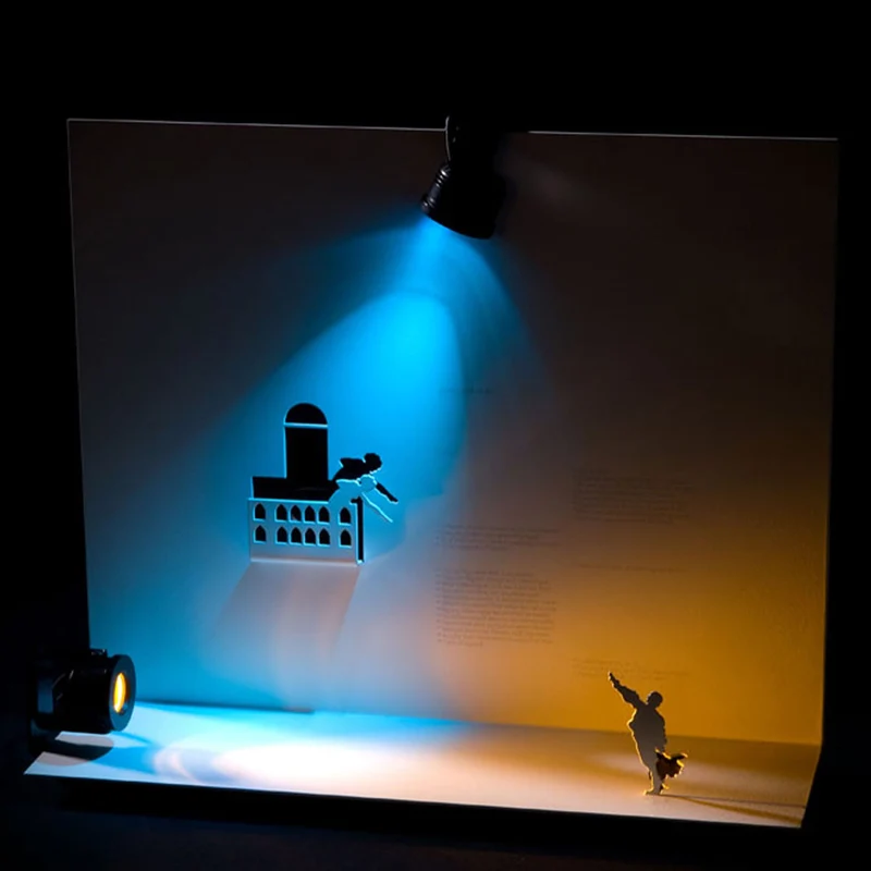 Table Lamp PORTABLE DRAMA - Romeo and Juliet by Lettera G