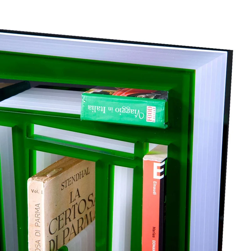 Plexiglass Bookshelf BOOKSHAPE Small by Lettera G - Limited Edition