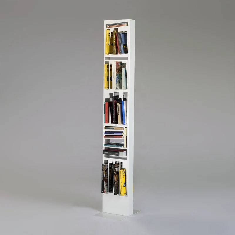 Steel Bookshelf BOOKSHAPE Slim by Lettera G