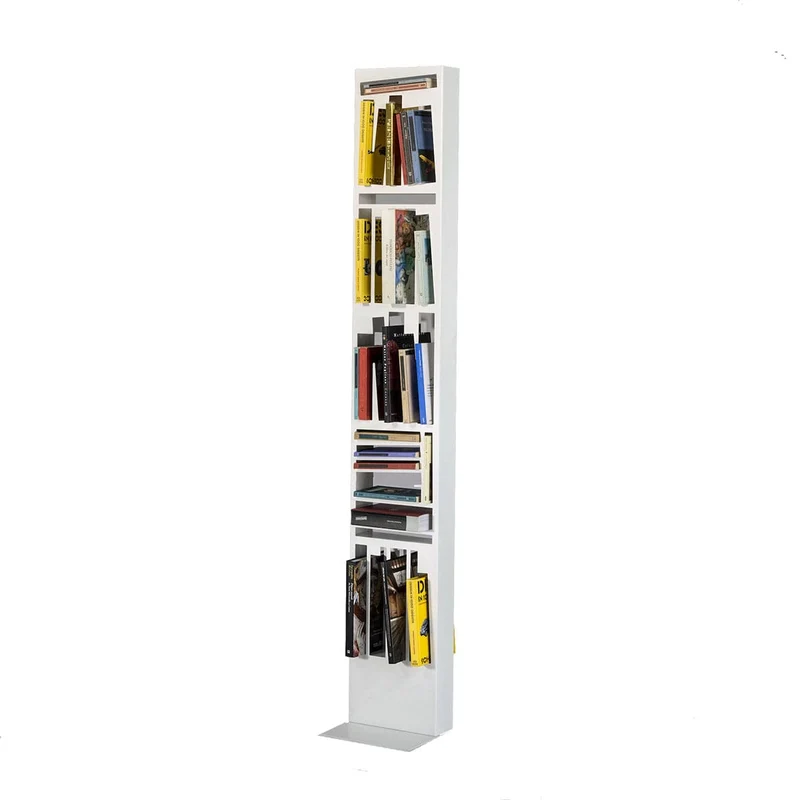 Steel Bookshelf BOOKSHAPE Slim by Lettera G