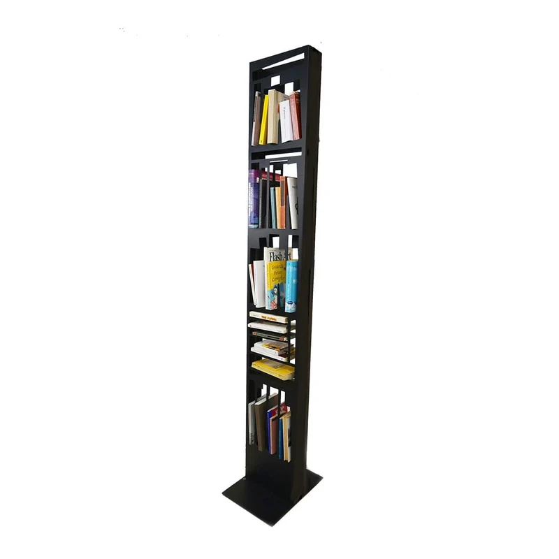 Steel Bookshelf BOOKSHAPE Slim by Lettera G