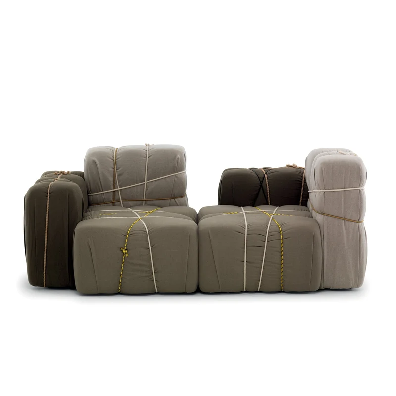 Padded Armchair CONTROPAKKO by Marcantonio for Mogg