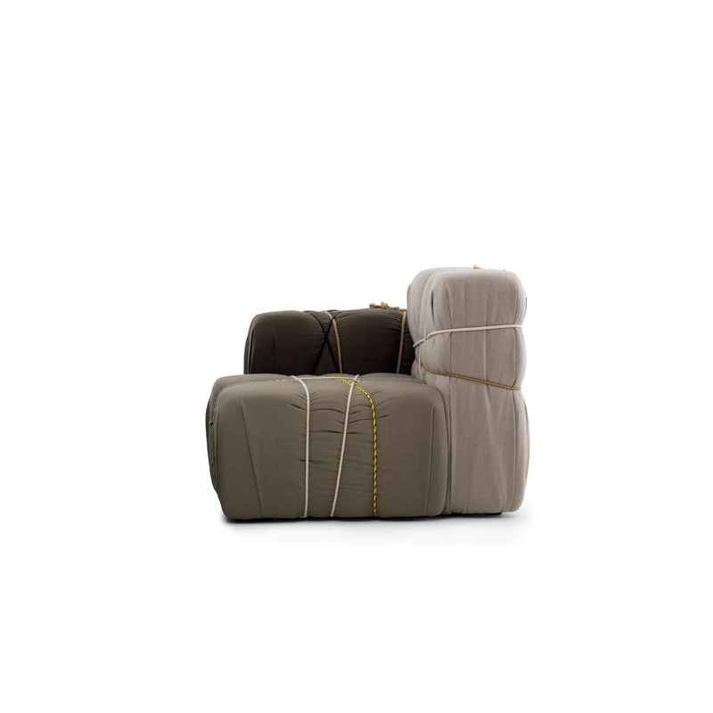 Padded Armchair CONTROPAKKO by Marcantonio for Mogg