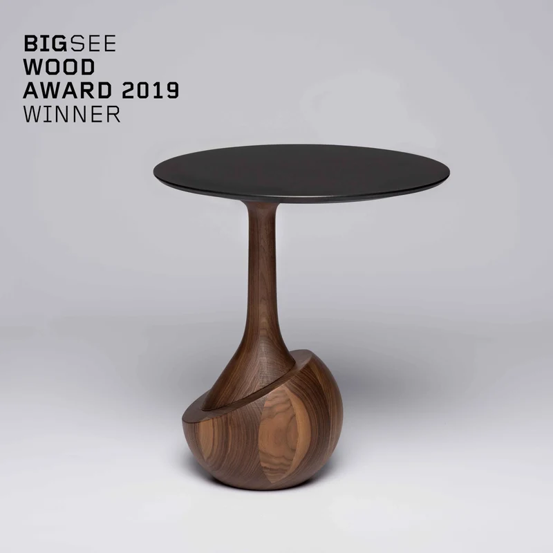 Walnut Wood Coffee Table ACHILLE by Elli Design