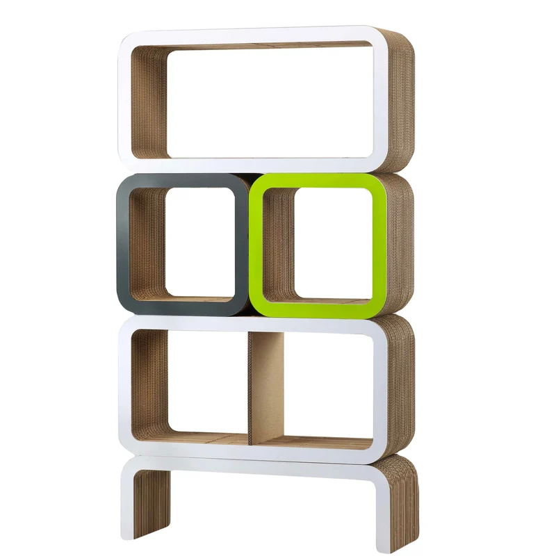 Modular Cardboard Bookshelf MORETTO N. 9