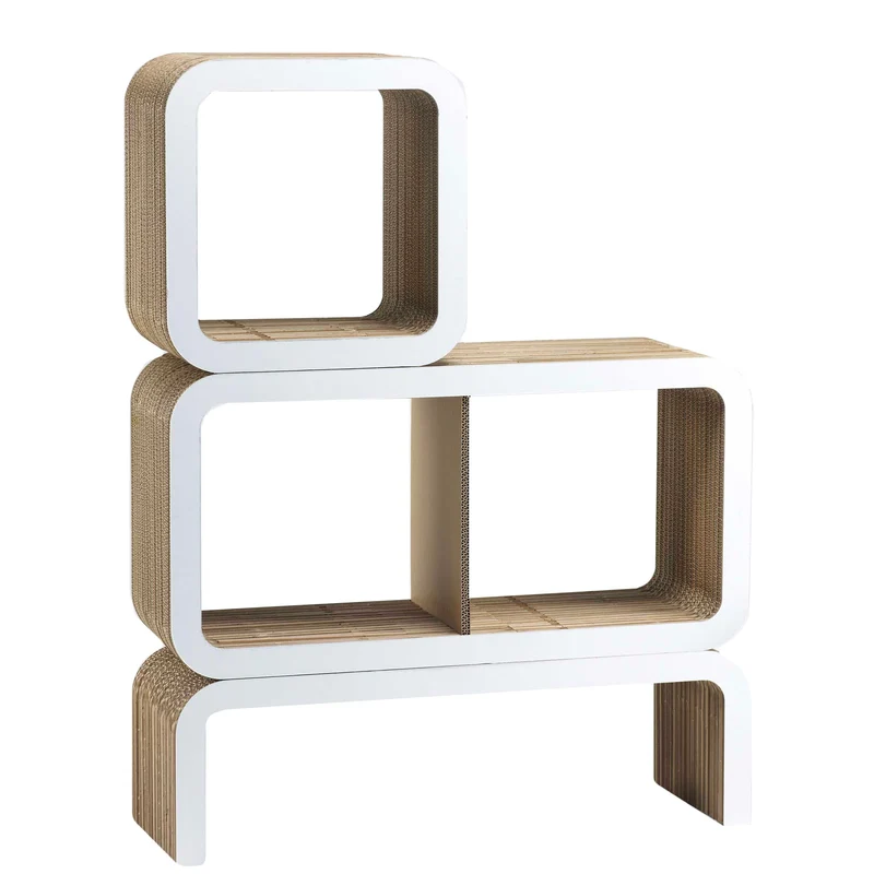Modular Cardboard Bookshelf MORETTO N. 6