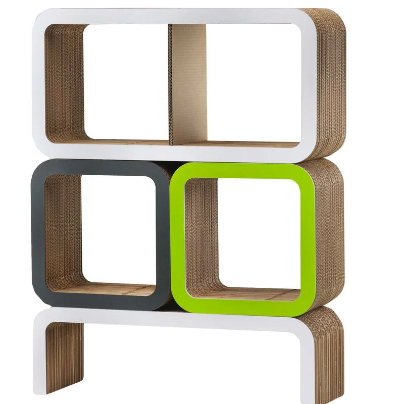 Modular Cardboard Bookshelf MORETTO N. 5