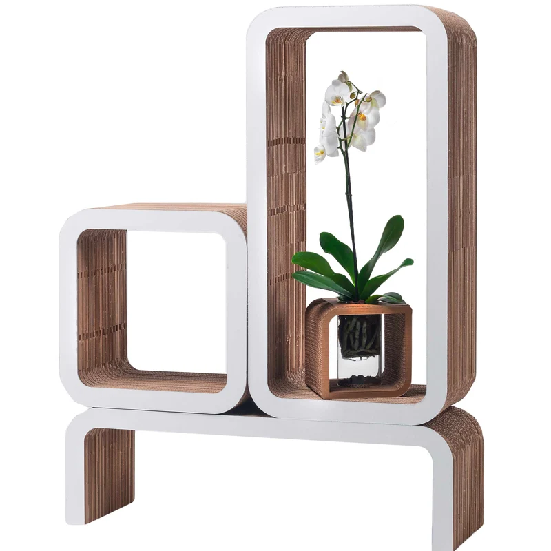 Modular Cardboard Bookshelf MORETTO N. 4
