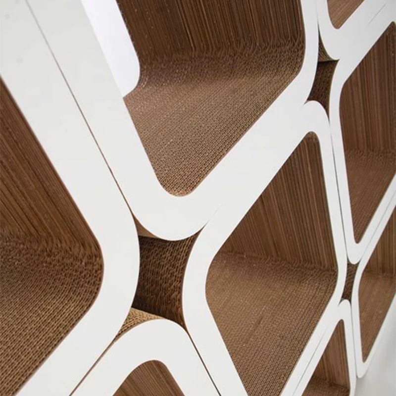 Modular Cardboard Bookshelf MORETTO N. 1