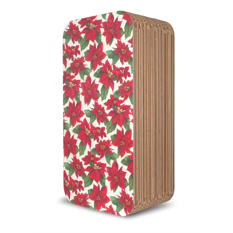 Modular Cardboard Bookcase MORETTO 90 Christmas Closed Back