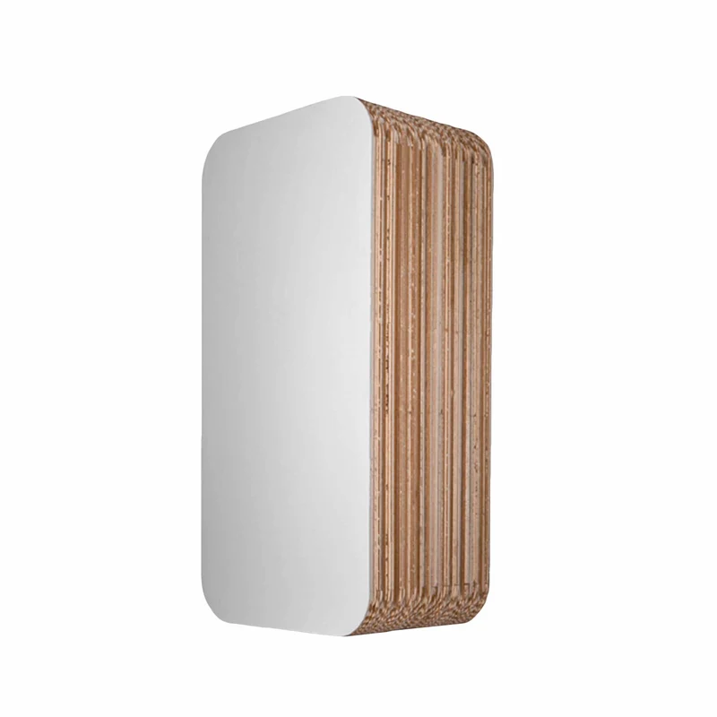 Modular Cardboard Bookcase MORETTO 90 Closed Back by giorgio Caporaso for Lessmore