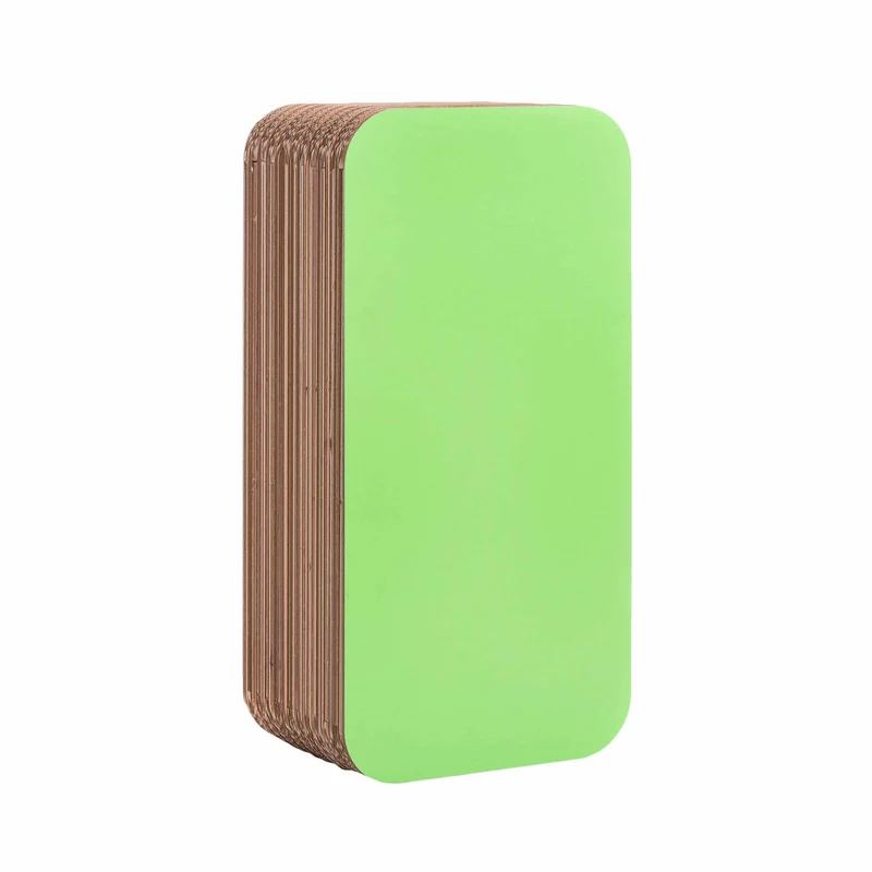 Modular Cardboard Bookcase MORETTO 90 Closed Back by giorgio Caporaso for Lessmore