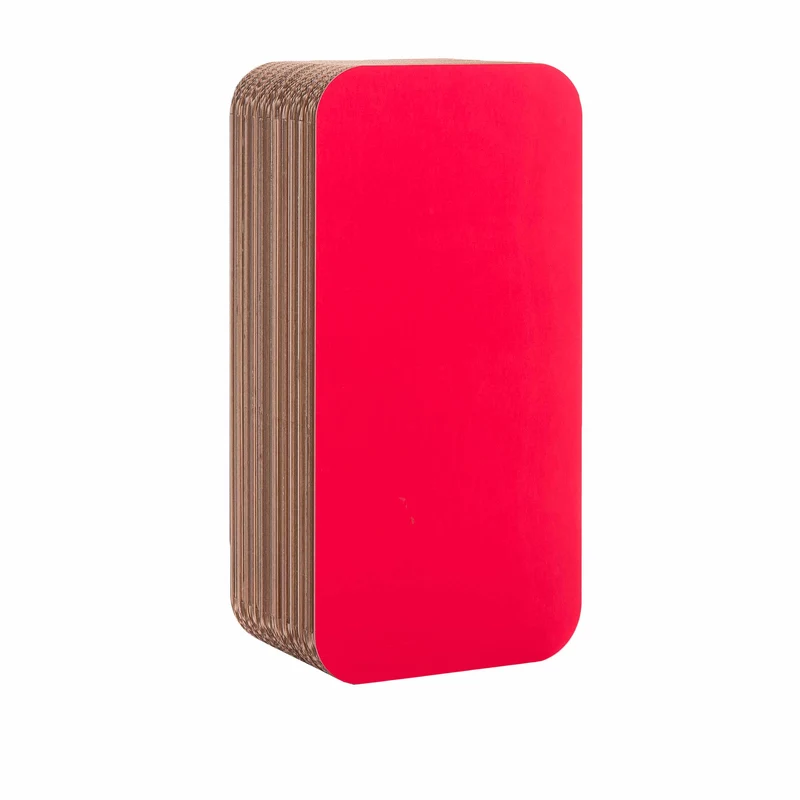 Modular Cardboard Bookcase MORETTO 90 Closed Back by giorgio Caporaso for Lessmore
