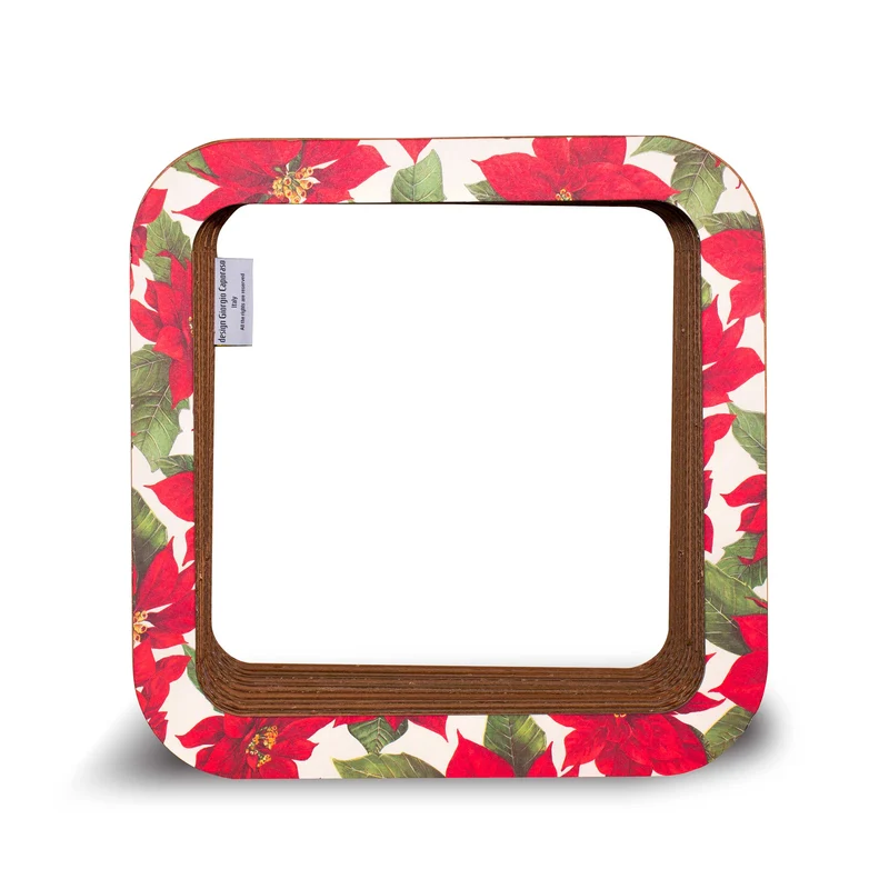 Modular Cardboard Shelf MORETTO 45 Set of Two Christmas Open Back by Lessmore