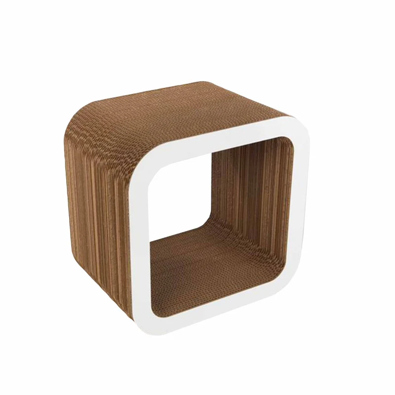 Modular Cardboard Shelf MORETTO Set of Two 45 Open Back by Lessmore